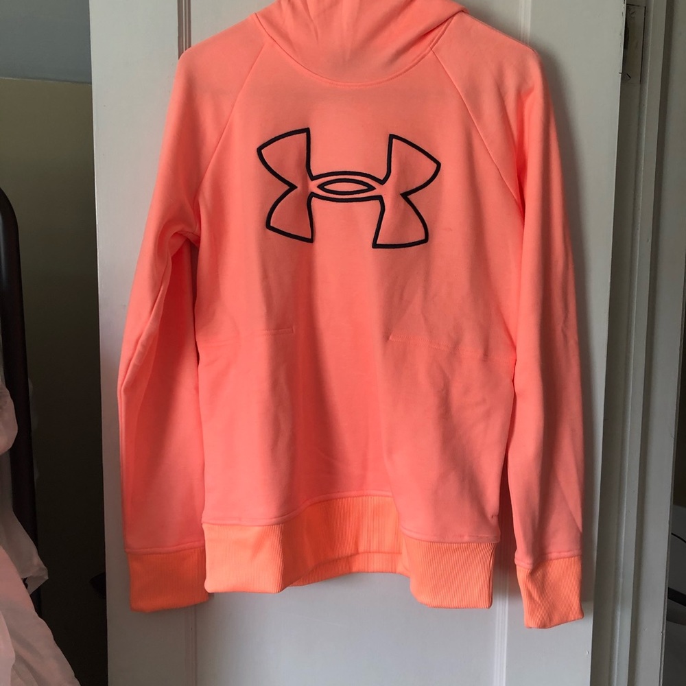 Neon Under Amour ColdGear hoodie